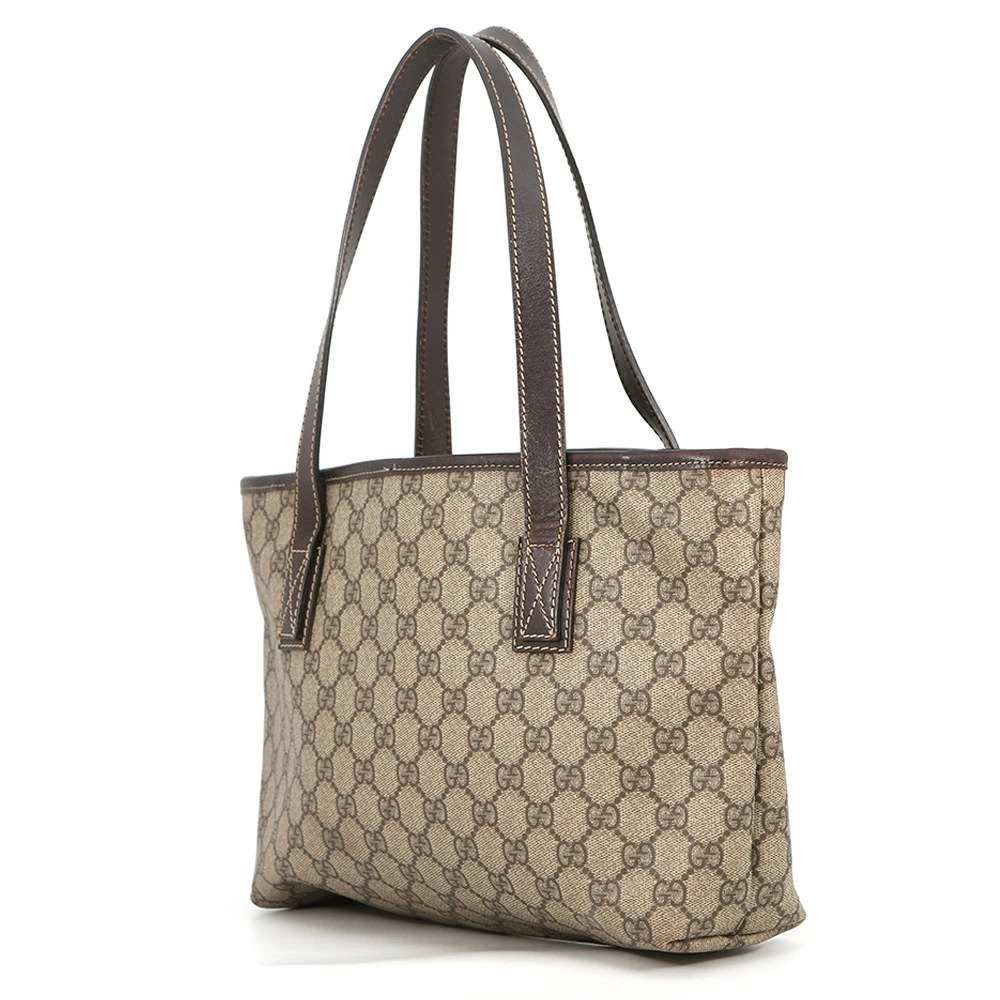 Gucci Bag Leather GG Tote Supreme Black